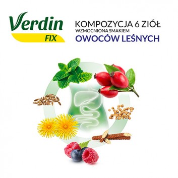 Verdin Fix z owocami leśnymi, 20 sasz., cena, opinie, właściwości - obrazek 5 - Apteka internetowa Melissa