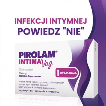 Pirolam Intima Vag, 500 mg, tabletka dopochwowa, 1 sztuka - obrazek 5