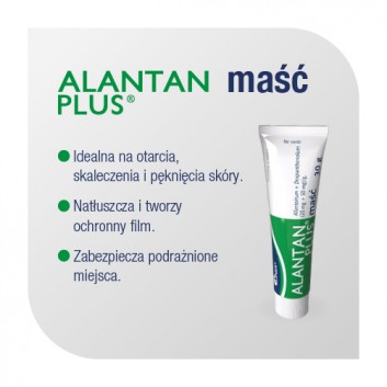 Alantan Plus, (20 mg + 50 mg)/g, maść, 30 g - obrazek 4