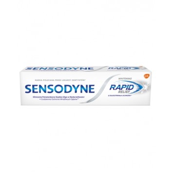 Sensodyne Ultraszybka Ulga Whitening, 75 ml - obrazek 1 - Apteka internetowa Melissa