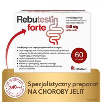 Rebutestin Forte 340 mg, 60 kapsułek - obrazek 2 - Apteka internetowa Melissa
