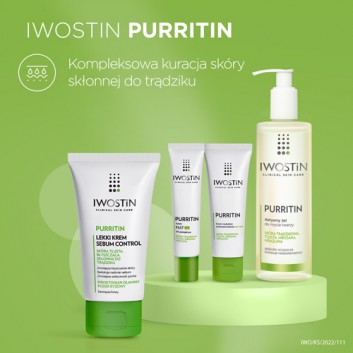 Iwostin Purritin Lekki Krem Sebum Control, 60 ml, cena, opinie, właściwości  - obrazek 6 - Apteka internetowa Melissa