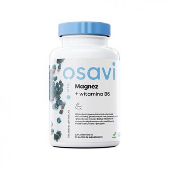 Cytrynian magnezu + B6, 90 vegan kaps. - obrazek 1 - Apteka internetowa Melissa
