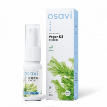 Vegan D3 Spray doustny 1000 IU, 12,5 ml, cena, wskazania, właściwości - obrazek 1 - Apteka internetowa Melissa