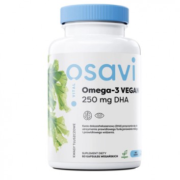 Omega-3 Vegan 250 mg DHA, 60 vegan kaps., cena, opinie, składniki - obrazek 1 - Apteka internetowa Melissa