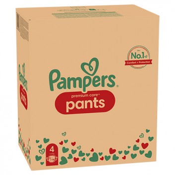 Pampers Premium Care Pants Pieluchomajtki rozmiar 4 9-15 kg, 114 sztuk - obrazek 7 - Apteka internetowa Melissa