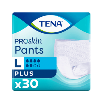 Tena Proskin Pants Plus Majtki chłonne L 100-135 cm, 30 sztuk - obrazek 1 - Apteka internetowa Melissa