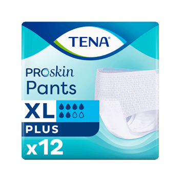 Tena Proskin Pants Plus Majtki chłonne XL 120-160 cm, 12 szt. cena, opinie, właściwości - obrazek 1 - Apteka internetowa Melissa