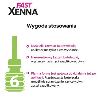 Xenna Fast mikrowlewki, 6 x 10 g, cena, opinie, właściwości  - obrazek 4 - Apteka internetowa Melissa