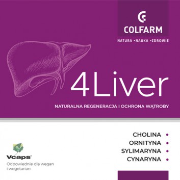 Colfarm 4 Liver, Na wątrobę, 45 kapsułek - obrazek 2 - Apteka internetowa Melissa