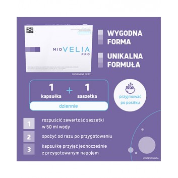 Miovelia PRO, 30 saszetek + 30 kapsułek - obrazek 5