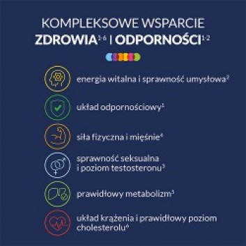 Vigor multiwitamina ON 50+ zestaw witamin i minerałów z żeń-szeniem i reishi, tabletki, 60 sztuk - obrazek 5