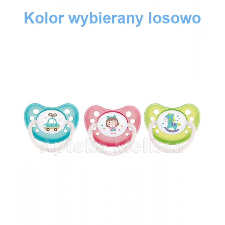 CANPOL BABIES Anatomiczny smoczek kauczukowy 0-6 m-cy 23/259 - 1 szt.