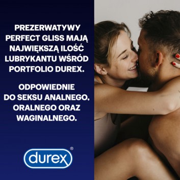 Durex Perfect Gliss Prezerwatywy, 10 szt., cena, opinie, stosowanie - obrazek 3 - Apteka internetowa Melissa