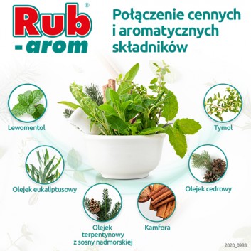 RUB-AROM Maść, 40 g, Na różne rodzaje bólu, cena, opinie, wskazania - obrazek 3
