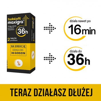 Tadalafil Maxigra, 2 tabl. - obrazek 2 - Apteka internetowa Melissa