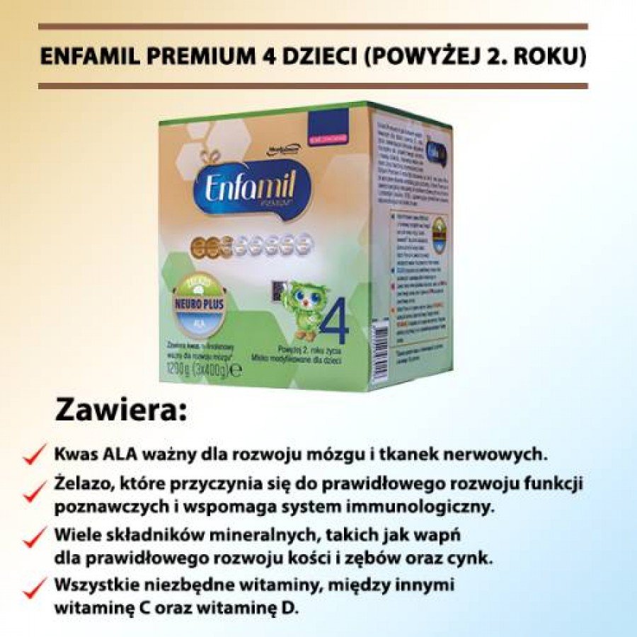Enfamil 4 Premium - 1200 g - obrazek 2 - Apteka internetowa Melissa