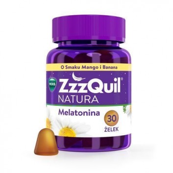 Zzzquil Natura Żelki o smaku Mango&Banan, 30 sztuk