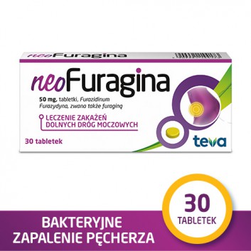 NEOFURAGINA, preparat przeciwbakteryjny, 30 tabletek - obrazek 2 - Apteka internetowa Melissa