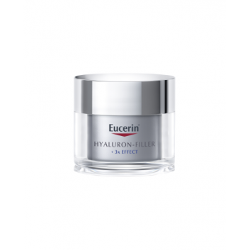 Eucerin Hyaluron-Filler Krem na dzień SPF 15 z Kwasem Hialuronowym do skóry suchej przeciwzmarszczkowy, 50 ml + Eucerin Hyaluron-Filler krem na dzień SPF 15, skóra sucha, 20ml - obrazek 1 - Apteka internetowa Melissa