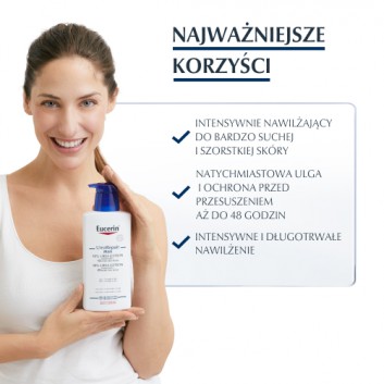 Eucerin UreaRepair PLUS Emulsja do ciała z 10% Mocznikiem do skóry bardzo suchej i szorstkiej, 400 ml, cena, opinie, wskazania - obrazek 2