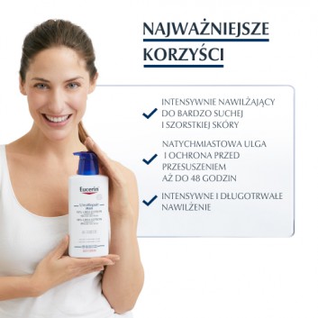 Eucerin UreaRepair PLUS Emulsja do ciała z 10% Mocznikiem do skóry bardzo suchej i szorstkiej, 400 ml, cena, opinie, wskazania - obrazek 2 - Apteka internetowa Melissa