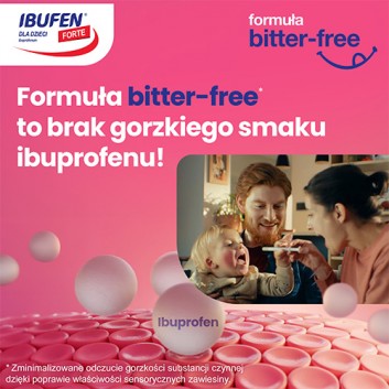 Ibufen dla dzieci FORTE o smaku malinowym, 200 mg/5 ml, zawiesina doustna, 100 ml - obrazek 3