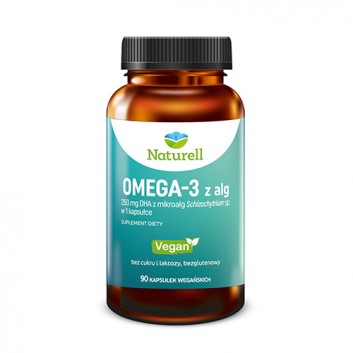Naturell Omega-3 z alg, kapsułki, 90 sztuk