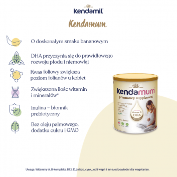 Kendamil BIO Nature 2 HMO+, 800 g - obrazek 6 - Apteka internetowa Melissa