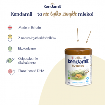 Kendamil BIO Nature 2 HMO+, 800 g - obrazek 7 - Apteka internetowa Melissa