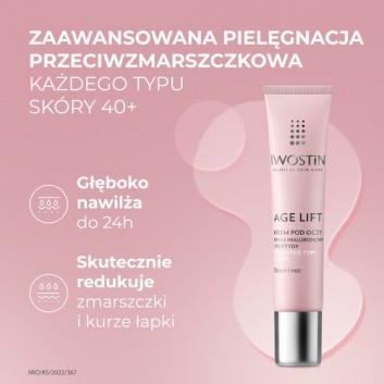 Iwostin Age Lift Krem pod oczy, 15 ml, cena, opinie, skład - obrazek 2 - Apteka internetowa Melissa