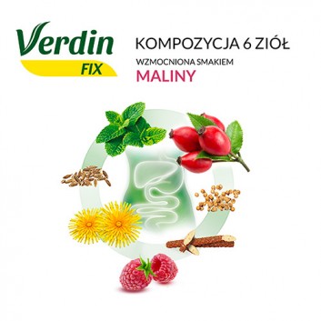 Verdin Fix z Maliną, 20 saszetek, cena, opinie, skład - obrazek 5 - Apteka internetowa Melissa