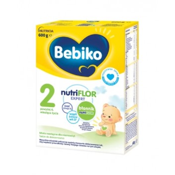 Bebiko 2 Nutriflor Expert, mleko następne dla niemowląt powyżej 6. miesiąca życia, 600 g