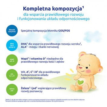 Bebiko 2 Nutriflor Expert, mleko następne dla niemowląt powyżej 6. miesiąca życia, 600 g - obrazek 3