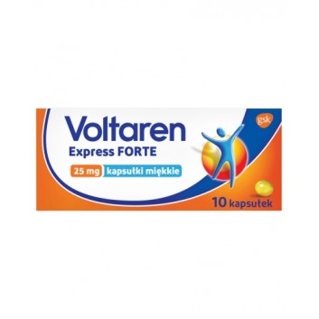 VOLTAREN EXPRESS FORTE preparat przeciwbólowy i przeciwzapalny - 10 kaps. - obrazek 1 - Apteka internetowa Melissa