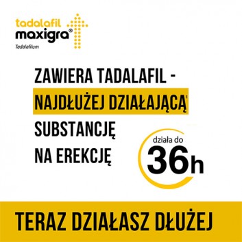 Tadalafil Maxigra 3 x 2 tabletki - obrazek 3 - Apteka internetowa Melissa