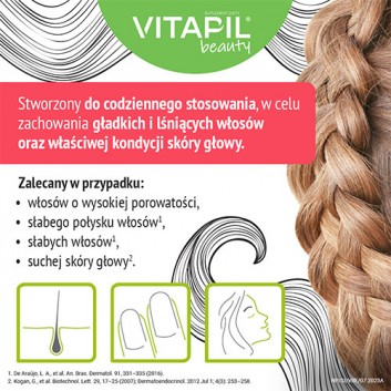 Vitapil Beauty, 30 kapsułek - obrazek 4 - Apteka internetowa Melissa
