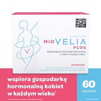 Miovelia PCOS, 60 kapsułek - obrazek 2 - Apteka internetowa Melissa
