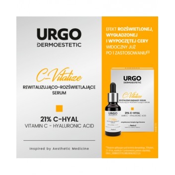 Urgo Dermoestetic C-Vitalize Rewitalizująco-Rozświetlające Serum, 30 ml + URGO DERMOESTETIC opaska - obrazek 2