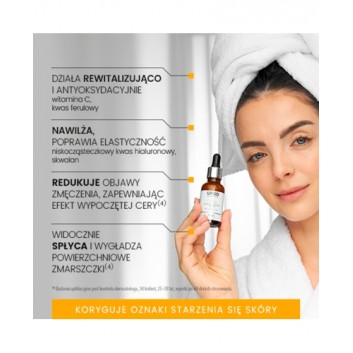 Urgo Dermoestetic C-Vitalize Rewitalizująco-Rozświetlające Serum, 30 ml + URGO DERMOESTETIC opaska - obrazek 3
