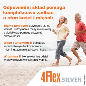 4Flex Silver Kolagen nowej generacji - 30 sasz.  - obrazek 4 - Apteka internetowa Melissa