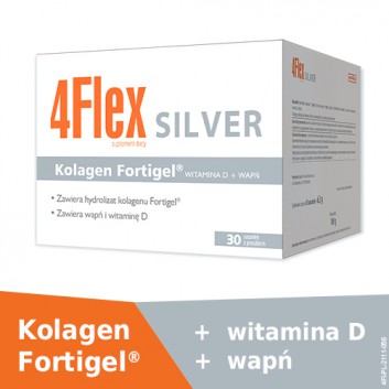 4Flex Silver Kolagen nowej generacji - 30 sasz.  - obrazek 1 - Apteka internetowa Melissa