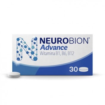 Neurobion Advance, Witaminy B1, B6 i B12, 30 tabletek - obrazek 1 - Apteka internetowa Melissa