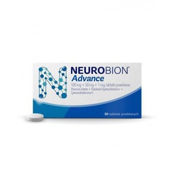 Neurobion Advance witamina B1, B6 i B12, tabletki, 30 sztuk