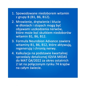 Neurobion Advance witamina B1, B6 i B12, tabletki, 30 sztuk - obrazek 8