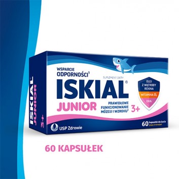 Iskial Junior, kapsułki do żucia, 60 sztuk - obrazek 2