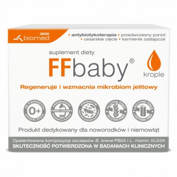 FFBaby Krople, 10 ml, probiotyk dla dzieci - obrazek 1 - Apteka internetowa Melissa