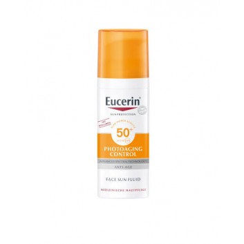 Eucerin Sun Photoaging Control SPF 50+ Fluid ochronny przeciw fotostarzeniu się skóry, 50 ml - obrazek 1 - Apteka internetowa Melissa