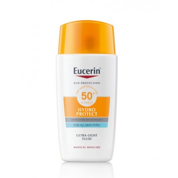 Eucerin Sun Hydro Protect SPF 50+ Ultralekki Nawilżający Fluid ochronny, 50 ml - obrazek 1 - Apteka internetowa Melissa