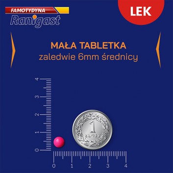 Famotydyna Ranigast, 3 x 20 tabletek - obrazek 4 - Apteka internetowa Melissa